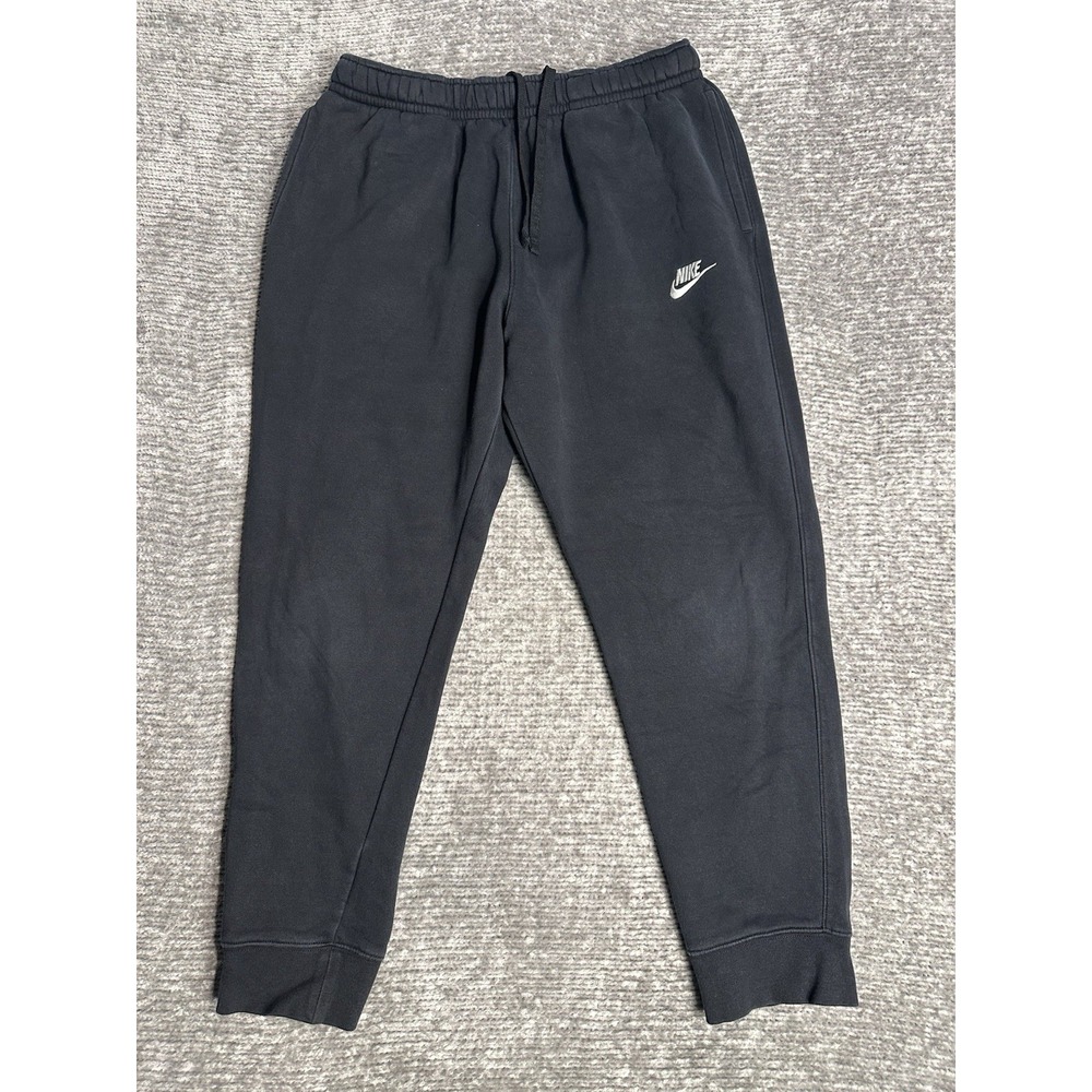 Nike Sweatpants Mens Large Black Club Fleece Jogger Athletic Training BV2671-010